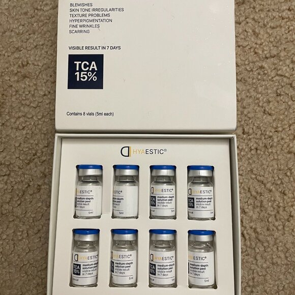 Hyaestic Medium-Depth Solution Peel TCA 15% (5ml x 8 vials) - Picture 3 of 4